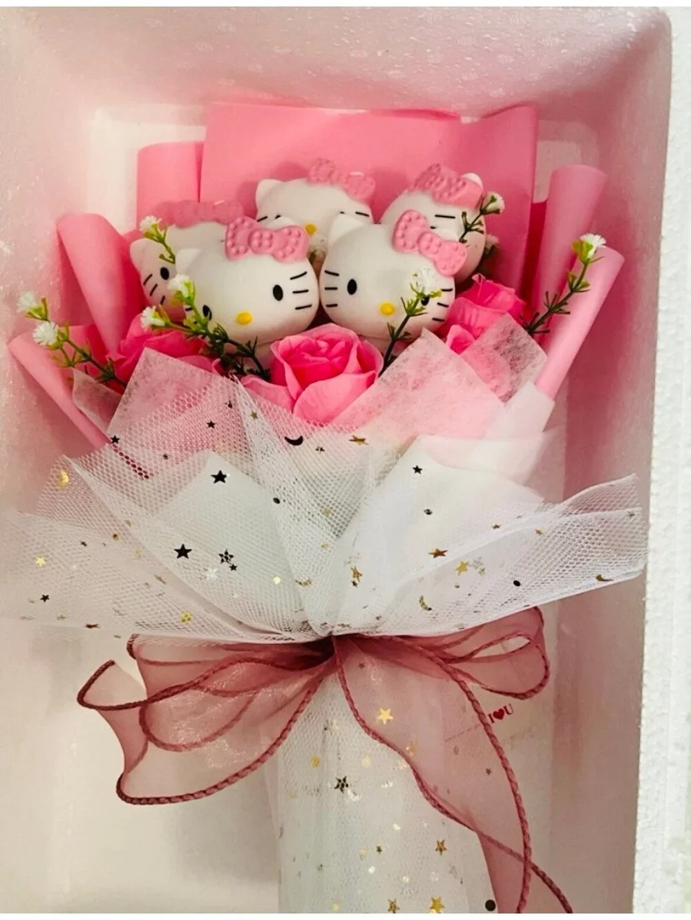 Hello kitty bouquet!! Birthday gift, handmade 14inches